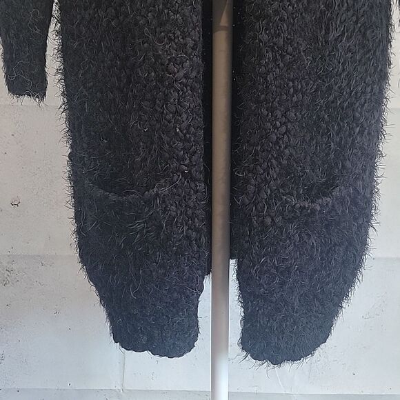 Escio Gradient Knit Cardigan - Black and White Womens Size M - Picture 4 of 12